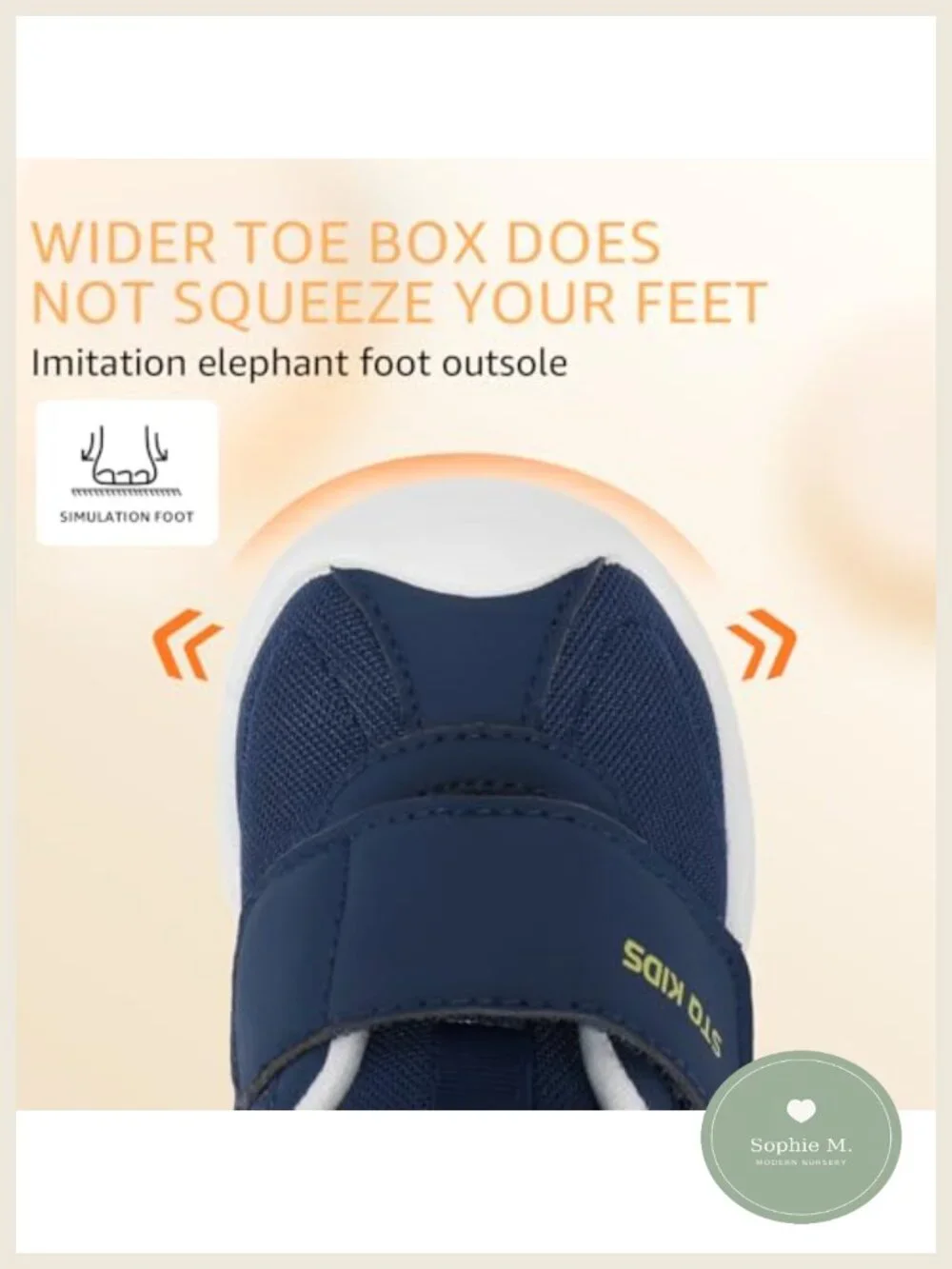 Wide Toe Box Barefoot Baby Walker Sneakers Non-Slip Breathable Mesh